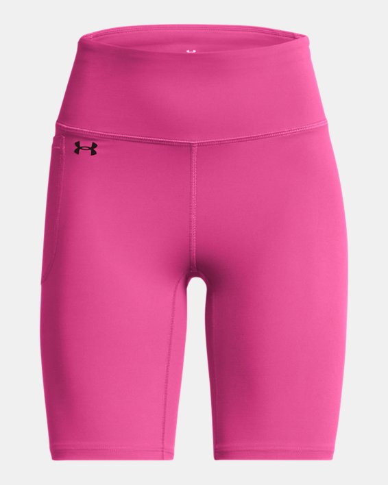 Women's UA Motion Bike Shorts, Pink, pdpMainDesktop image number 4